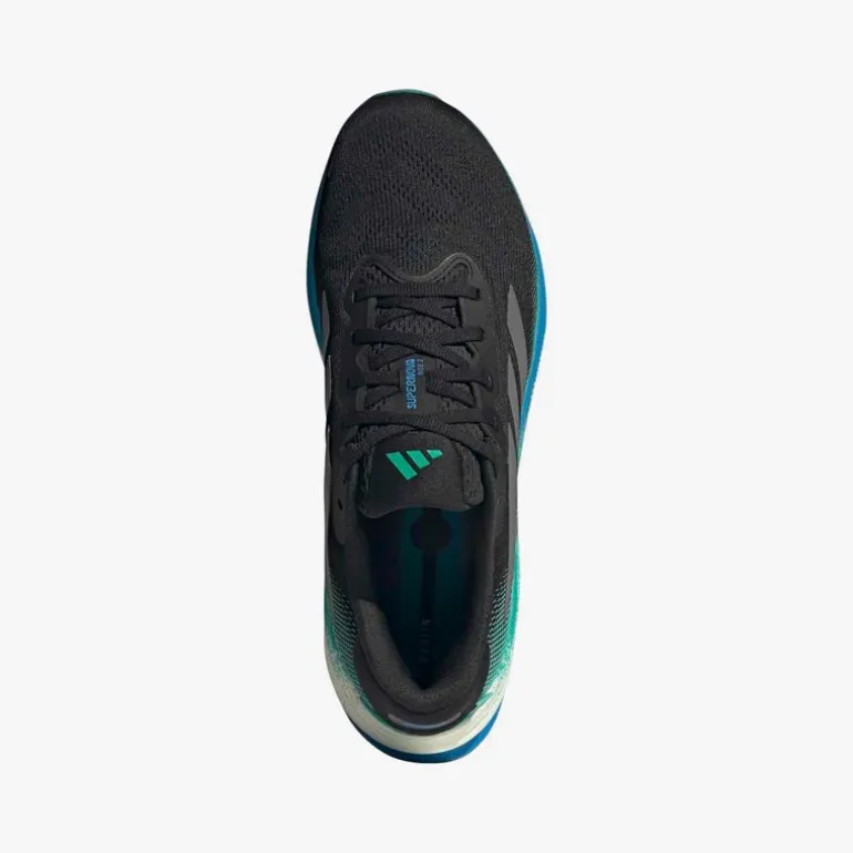 adidas Herren Supernova Rise 2 Neutrale Laufschuhe Core Black/Iron Metallic/Glory Green