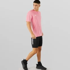 adidas Herren Tabela 23 T Shirt Light Pink/Weiß