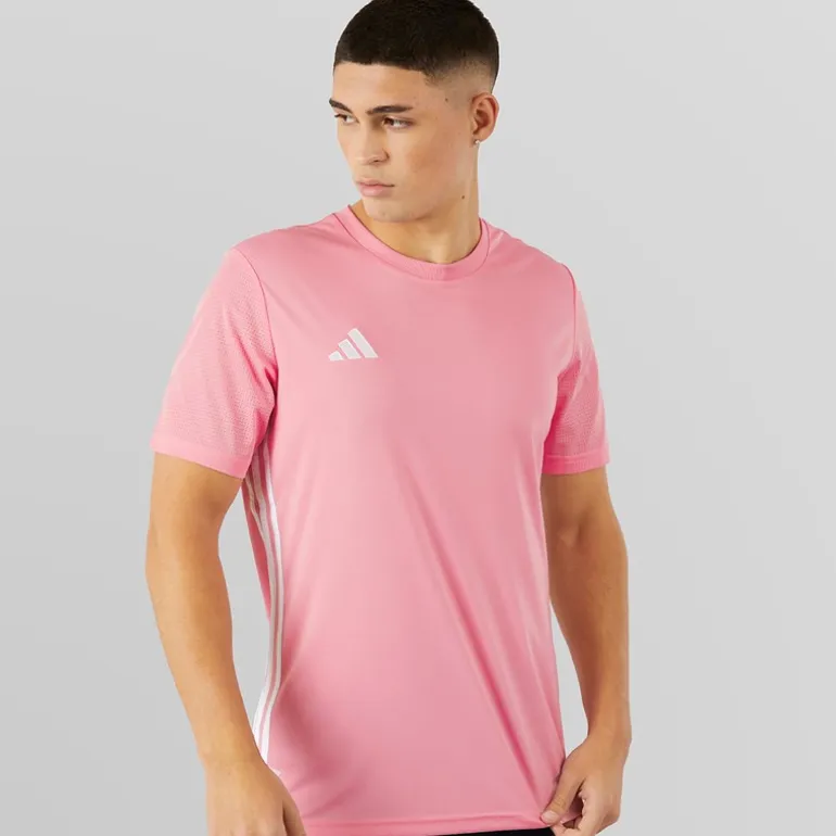 adidas Herren Tabela 23 T Shirt Light Pink/Weiß