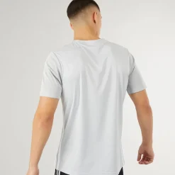 adidas Herren Tabela 23 T Shirt Light Grey/Weiß