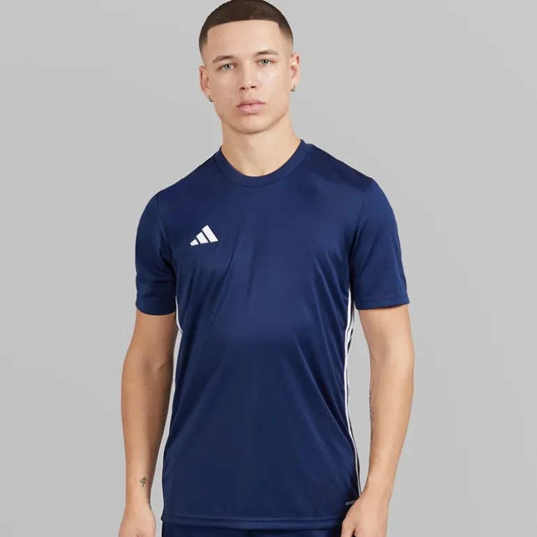 adidas Herren Tabela 23 T Shirt Navy Blue/Weiß