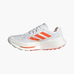 adidas Herren Terrex Agravic Speed Ultra Trail Laufschuhe Cloud White/Impact Orange/Dash Grey