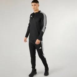 adidas Herren Tiro 23 Club Trainingshose Schwarz/Weiß