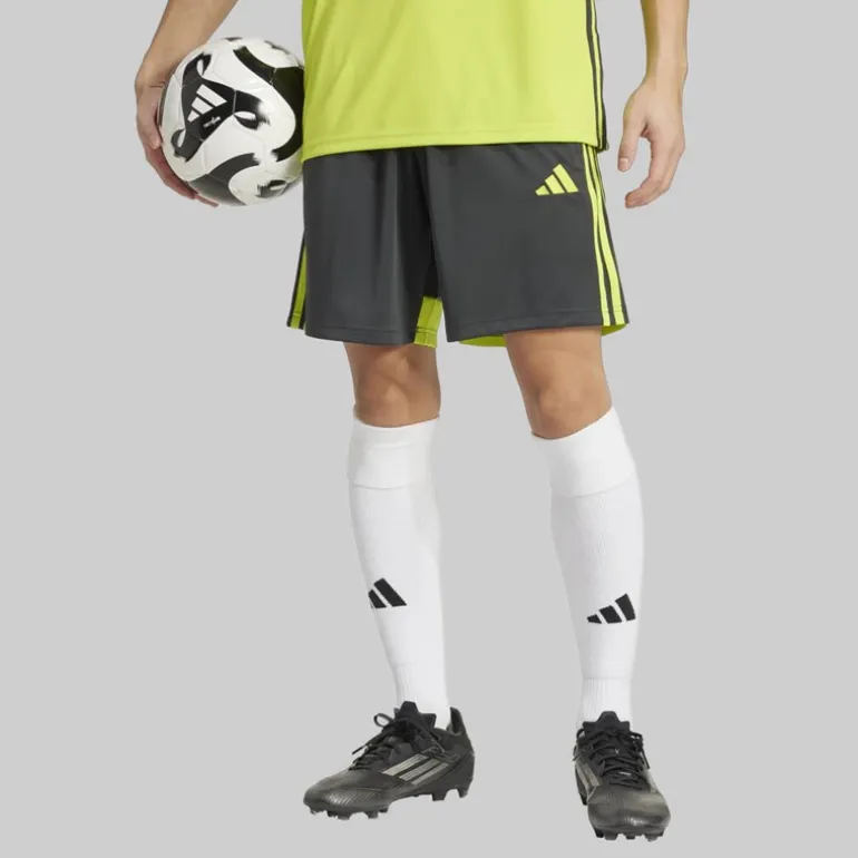 adidas Herren Tiro 25 Essentials Shorts Carbon/Semi Solar Yellow