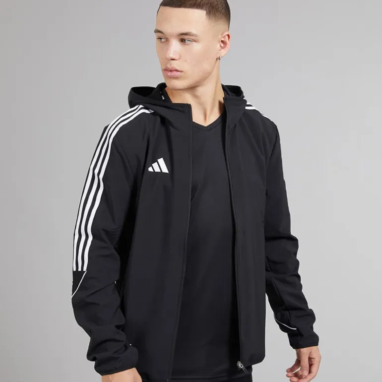 adidas Herren Tiro 23 League Windbreaker Jacke Schwarz