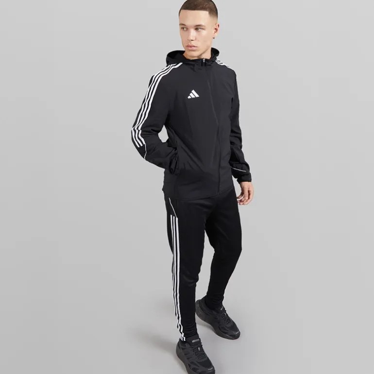 adidas Herren Tiro 23 League Windbreaker Jacke Schwarz