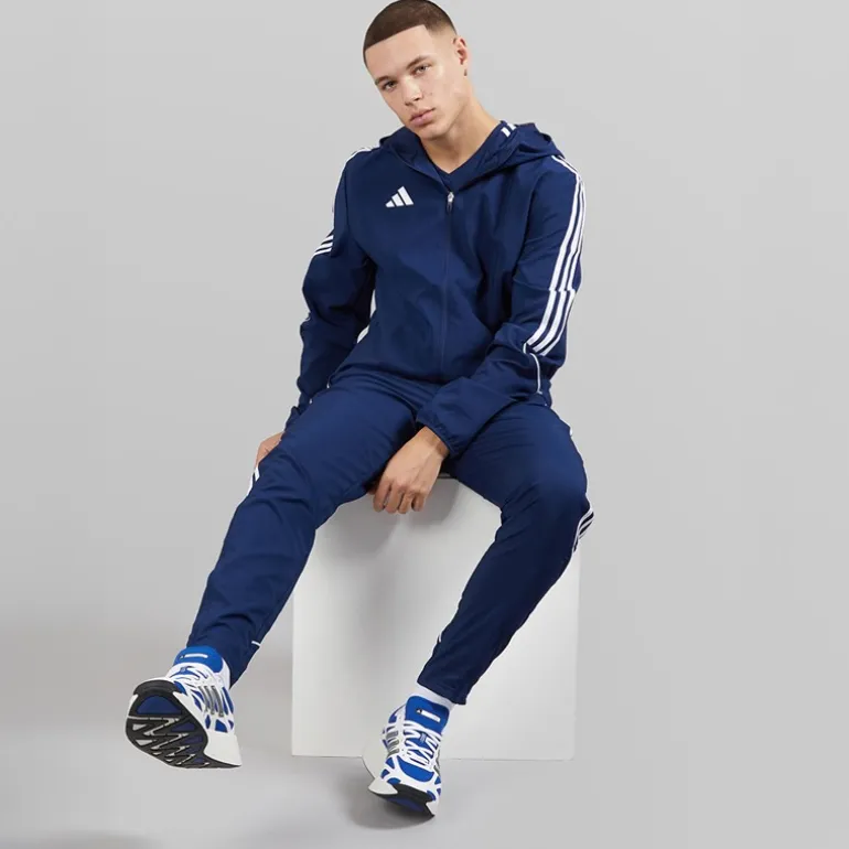 adidas Herren Tiro 23 League Windbreaker Jacke Team Navy Blue