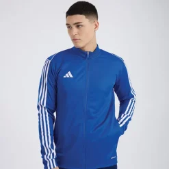 adidas Herren Tiro 23 Track Performance Sporttops Blau