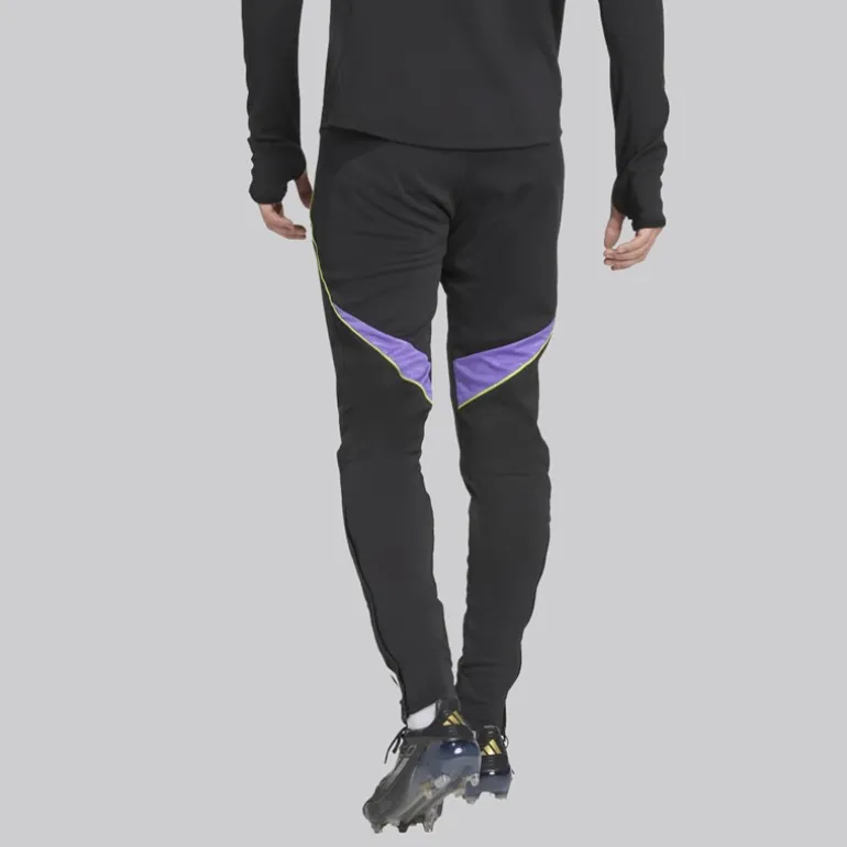 adidas Herren Tiro 25 Wettkampf Sporthosen Schwarz/Purple Rush