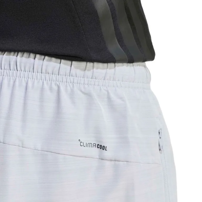 adidas Herren Trainings Essentials Basis Melange Gewebte Shorts Halo Silver Mel