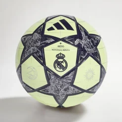 adidas Herren UEFA Champions League Real Madrid Mini Fußball Almost Lime/Silver Metallic/Noble Ink