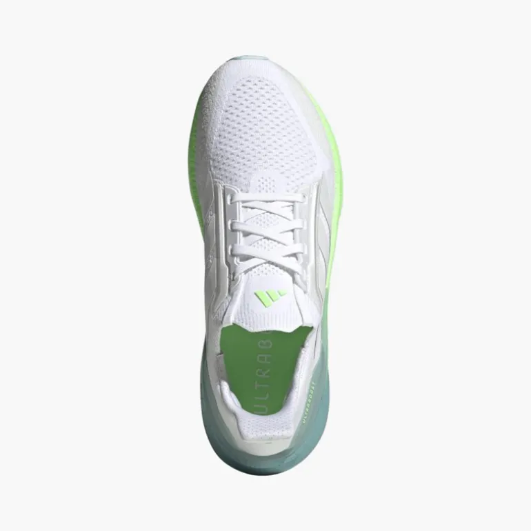adidas Herren Ultraboost 5X Neutrale Laufschuhe Cloud White/Dash Grey/Lime Burst
