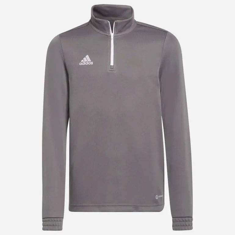 adidas Junge Junior Entrada 22 1/4 Zip Trainings Oberteil Team Grey Four