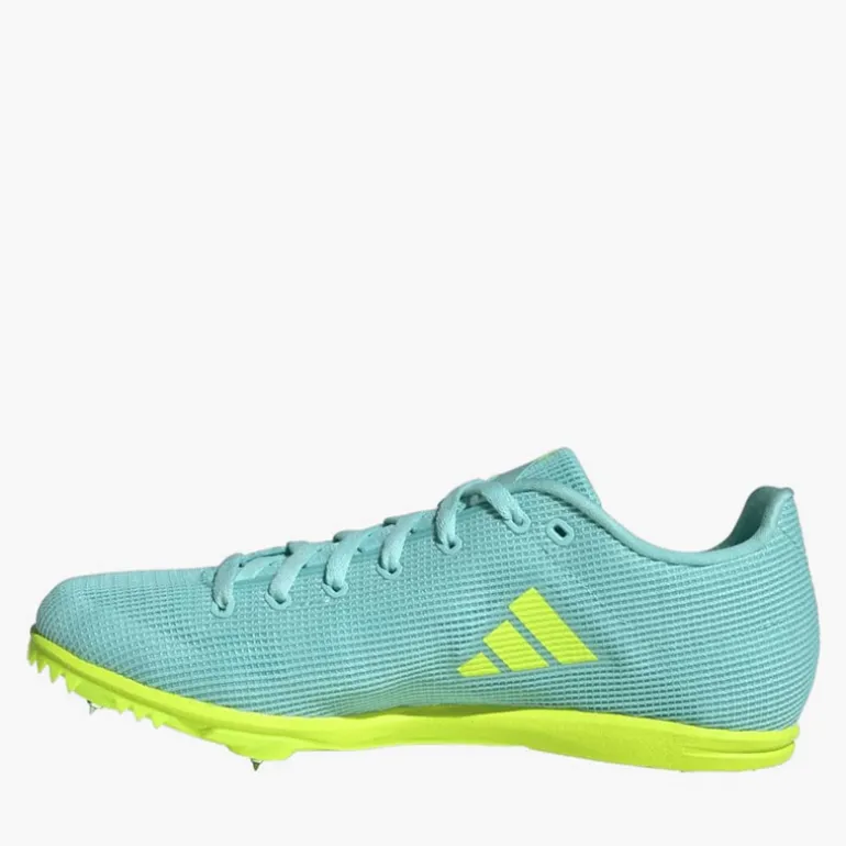 adidas Junior Adizero Allroundstar Lauf Spikes Flash Aqua/Cloud White/Lucid Lemon