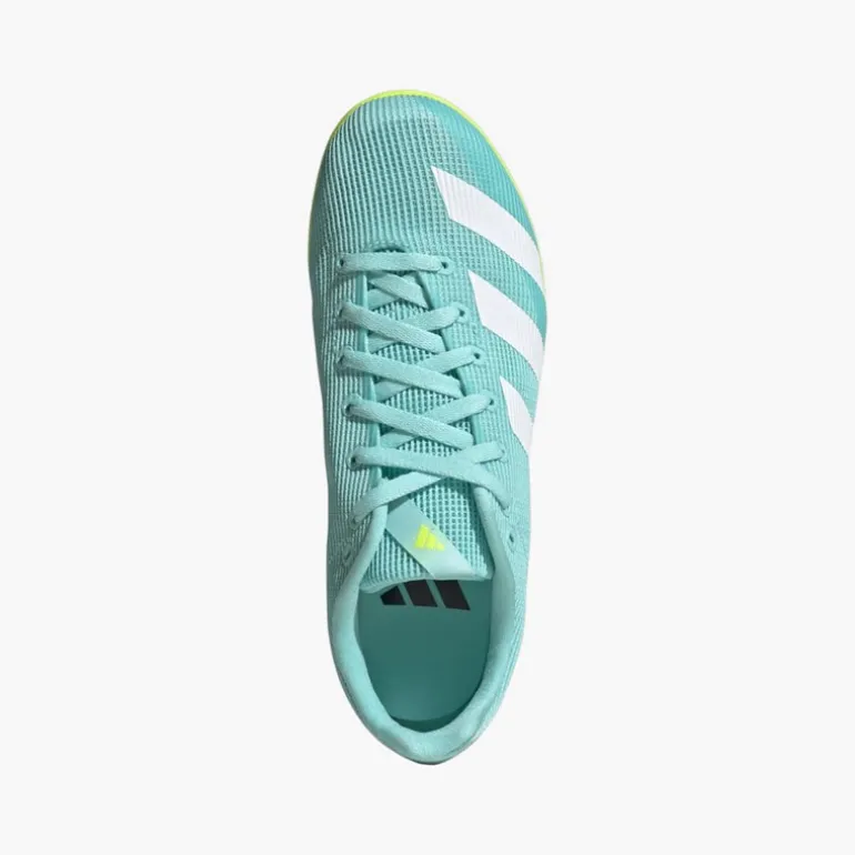 adidas Junior Adizero Allroundstar Lauf Spikes Flash Aqua/Cloud White/Lucid Lemon