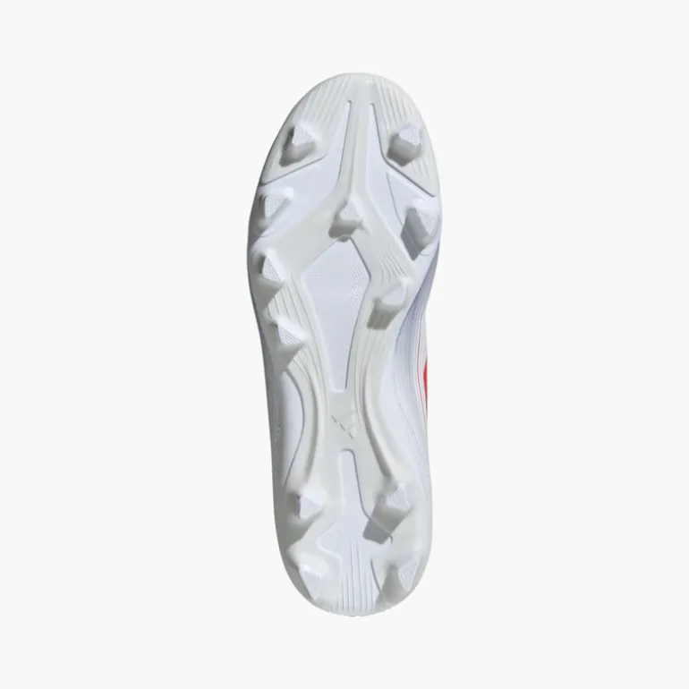adidas Junior F50 Club Aufstiegs Paket FG Kunstrasen Fußballschuhe Cloud White/Solar Red/Lucid Blue