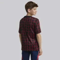 adidas Junior Junge MUFC Manchester United 24/25 Pre Match Trikot Schwarz/Mufc Red
