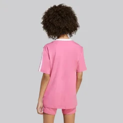 adidas Junior Mädchen Essentials T Shirt Pink Fusion/Weiß
