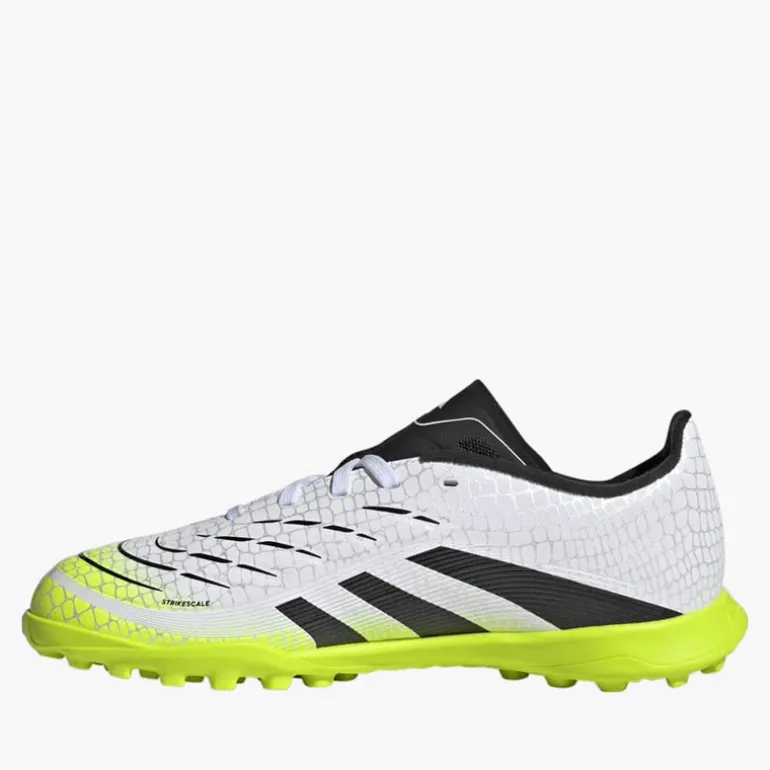 adidas Junior Predator League Radiant Blaze Pack TF Astro Fussballschuhe Cloud White/Core Black/Lucid Lemon