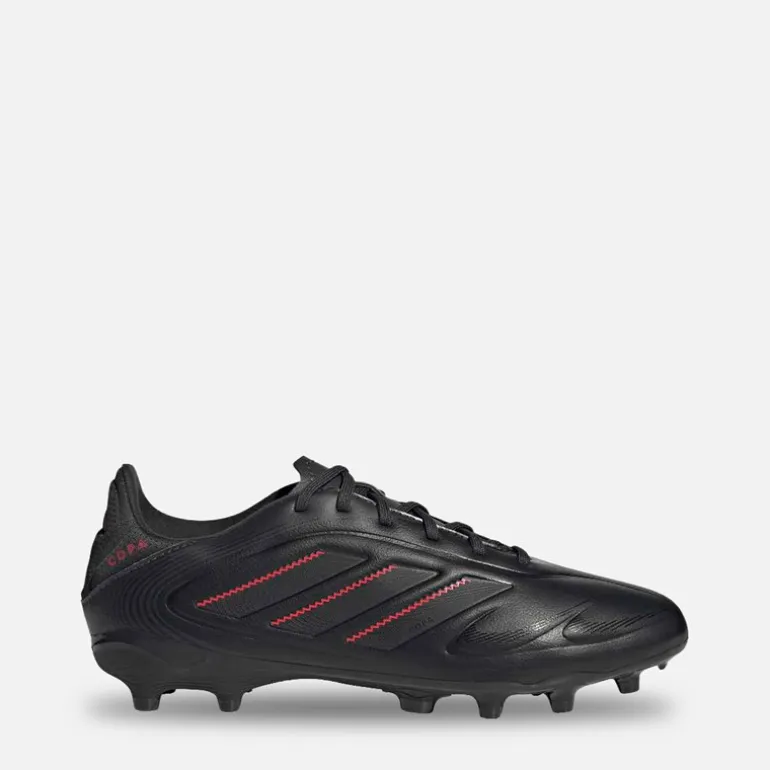 adidas Kinder Copa Pure III League FG/MG Firm Ground/Multi Ground Fußballschuhe Core Black/Carbon/Lucid Red