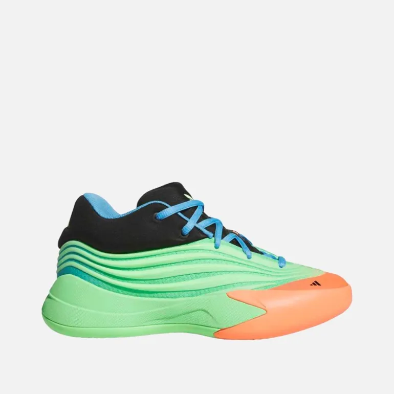 adidas Kinder Dame X Basketballschuhe Lime Burgundy/Signal Coral/Blue Burst