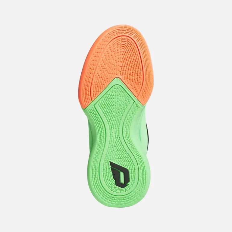 adidas Kinder Dame X Basketballschuhe Lime Burgundy/Signal Coral/Blue Burst