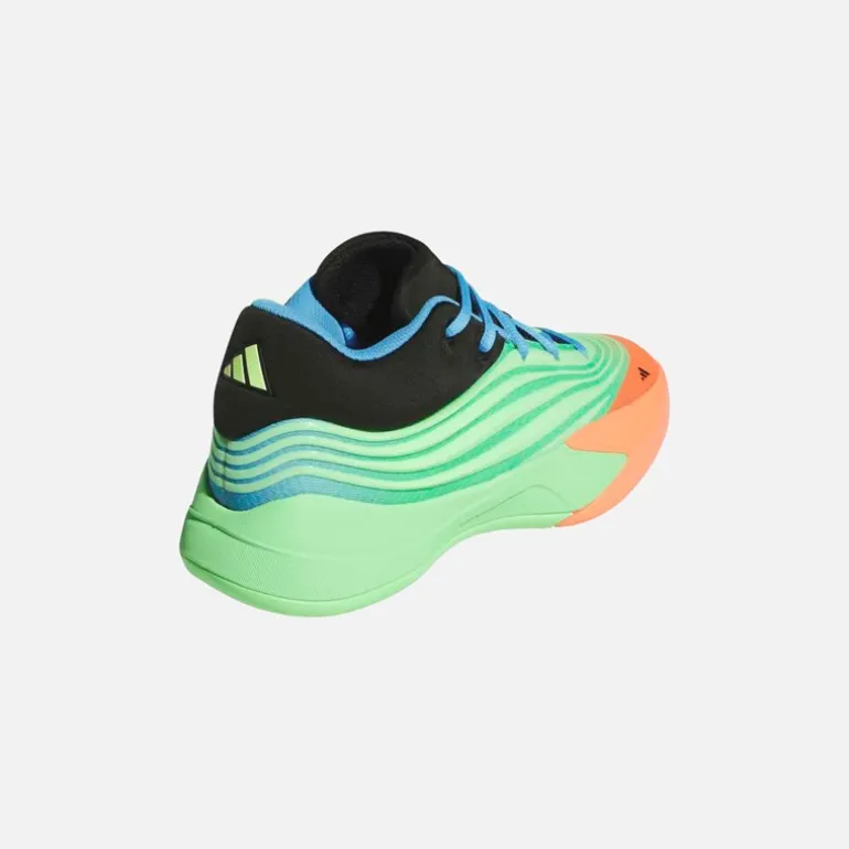adidas Kinder Dame X Basketballschuhe Lime Burgundy/Signal Coral/Blue Burst