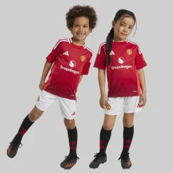 adidas Kinder MUFC Manchester United 24/25 Heim Mini Kit Mufc Red