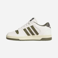 adidas Kinder Pause Start Turnschuhe Chalk White/Olive Strata/Charcoal