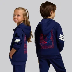 adidas Kinder X Marvel Spider Man Trainingsjacke Dark Blue/Off White