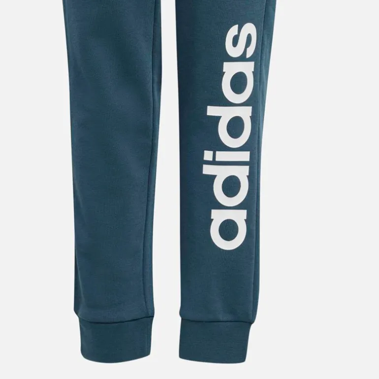 adidas Mädchen Basics Liniere Logo Baumwolle Hose Arctic Night/Weiß