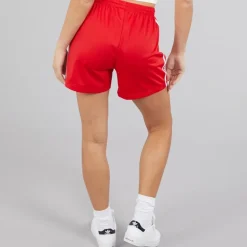 adidas Originals Damen Adicolor Firebird Shorts Better Scarlet/Weiß