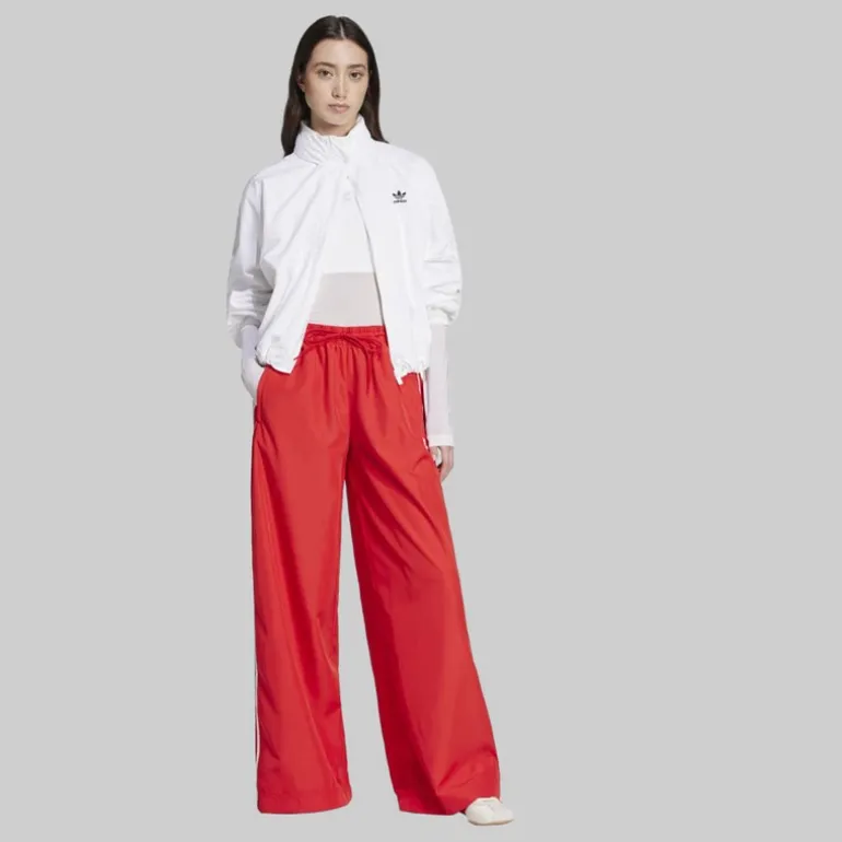 adidas Originals Damen Adicolor Firebird Oversized Trainingshose Better Scarlet