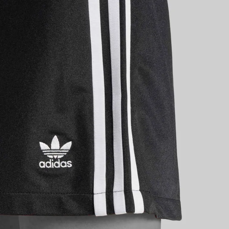adidas Originals Damen Adicolor 3 Streifen Minirock Schwarz/Weiß