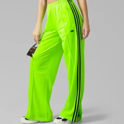 adidas Originals Damen Adicolor Classics Firebird Locker sitzende Trainingshose Signal Green/Schwarz