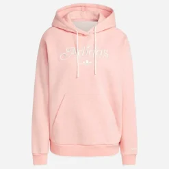adidas Originals Damen Grafik Locker sitzender Hoodie Sem Pink Spark Mel