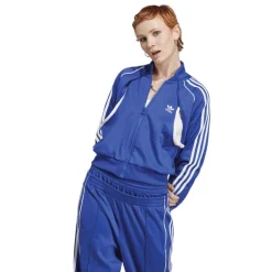 adidas Originals Damen Women Always Original Superstar Trainingstops Blau