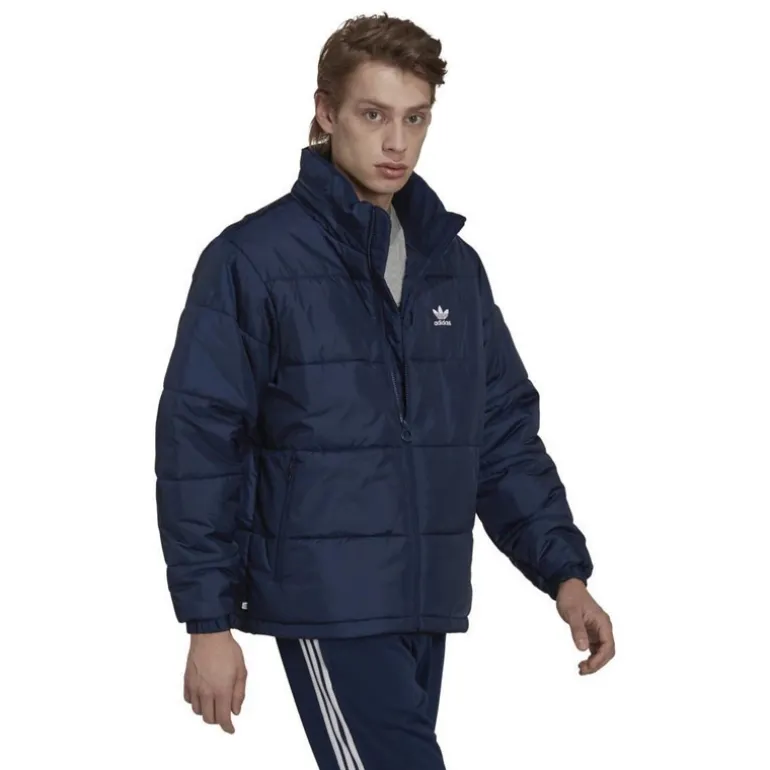 adidas Originals Herren Essentials Pufferjacke Blau