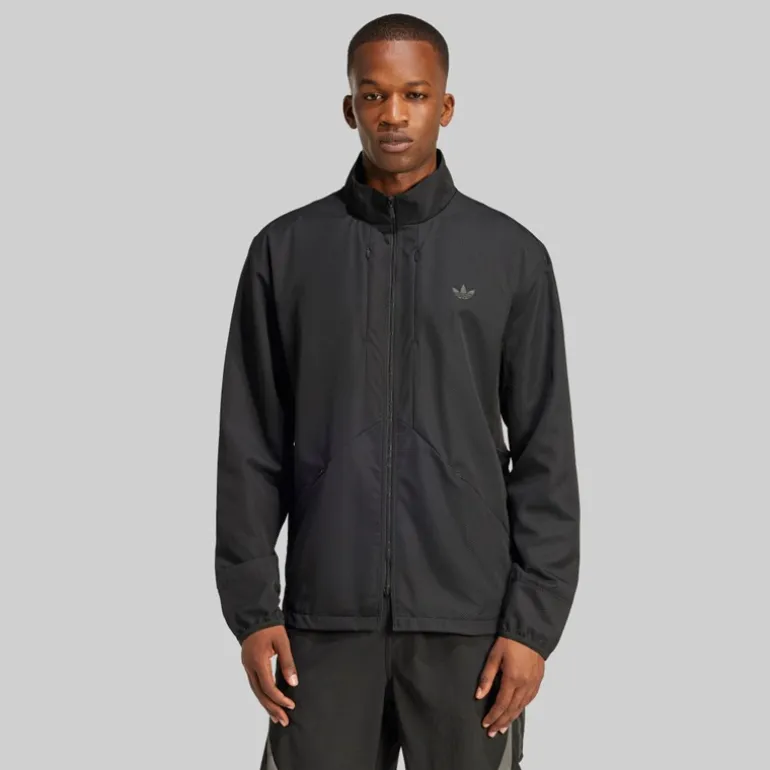 adidas Originals Herren Mode Archiv Ausschnitt Jacke Schwarz