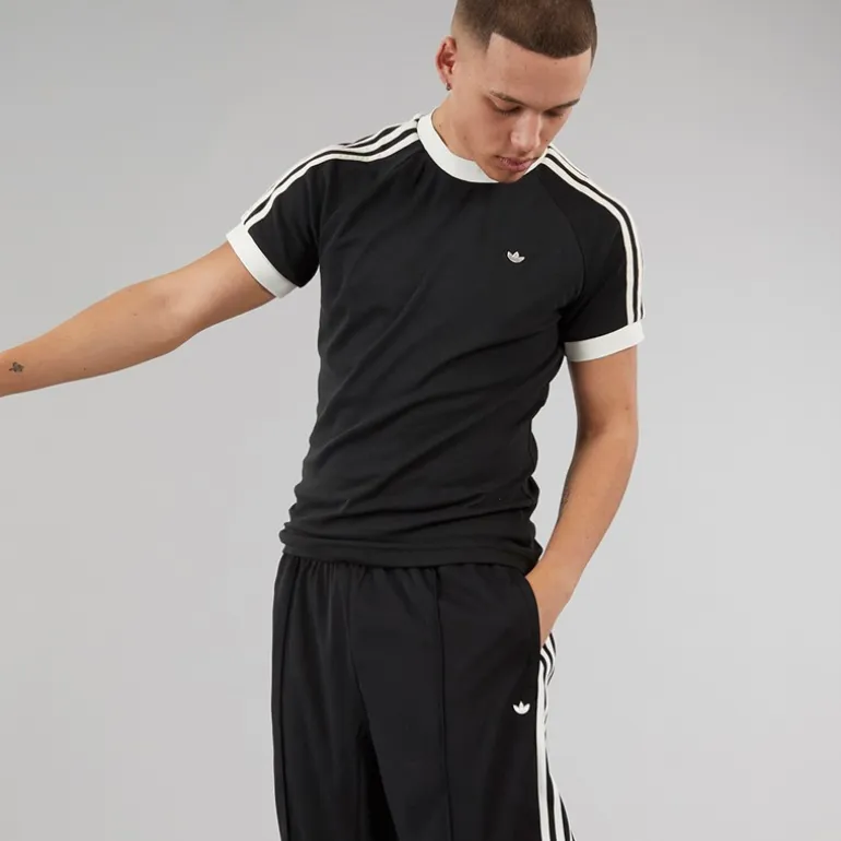 adidas Originals Herren Premium Originals Baggy Trainingshose Schwarz