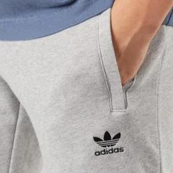 adidas Originals Herren Trefoil Essentials Französische Frottee Jogginghosen Medium Grey Heather