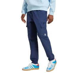 adidas Originals Herren Trefoil Essentials Gewebte Cargohose Night Indigo