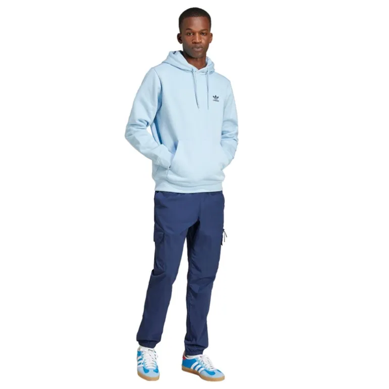 adidas Originals Herren Trefoil Essentials Gewebte Cargohose Night Indigo