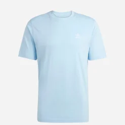 adidas Originals Herren Trefoil Essentials T Shirt Clear Sky