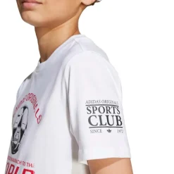 adidas Originals Junge Grafik T-Shirt Weiß