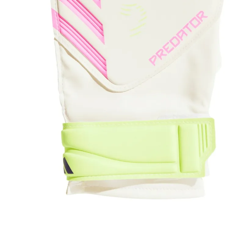 adidas Predator Trainings Torwarthandschuhe Weiß/Weiß/Lucid Lemon