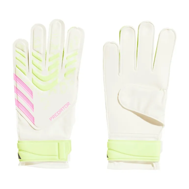 adidas Predator Trainings Torwarthandschuhe Weiß/Weiß/Lucid Lemon