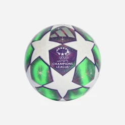 adidas UEFA Champions League 25/26 Mini Fussball Weiß/Shock Pink/Multi/Solar Yellow