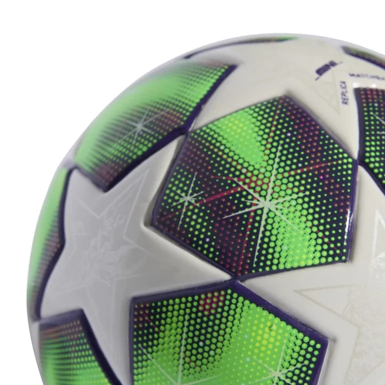 adidas UEFA Champions League 25/26 Mini Fussball Weiß/Shock Pink/Multi/Solar Yellow