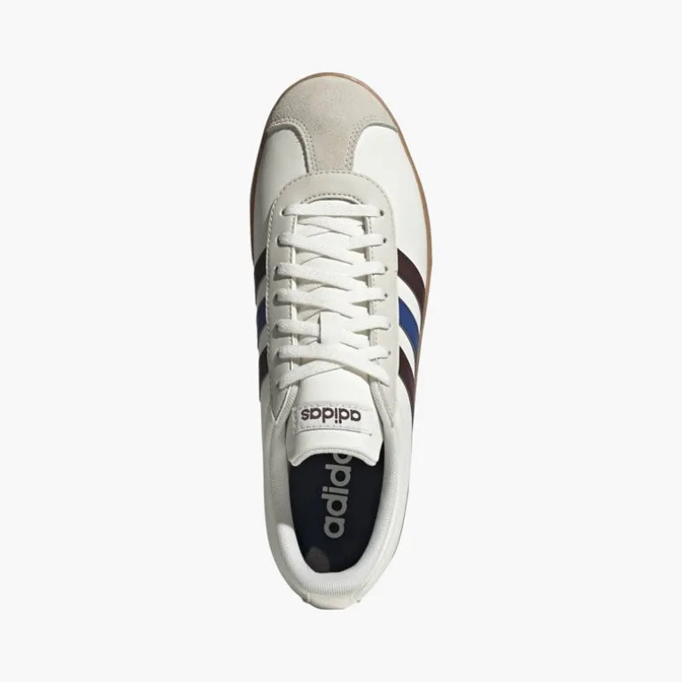 adidas VL Court Base Sneaker Cloud White/Aurora Ruby/Royal Blue